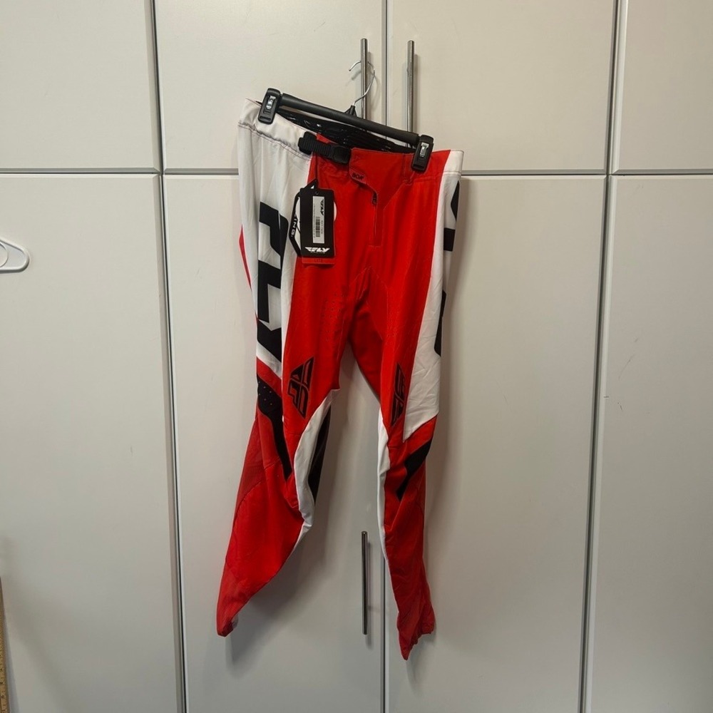 Fly Racing Lite Motocross Pants Red White Black BOA System R377-73230 Size 30